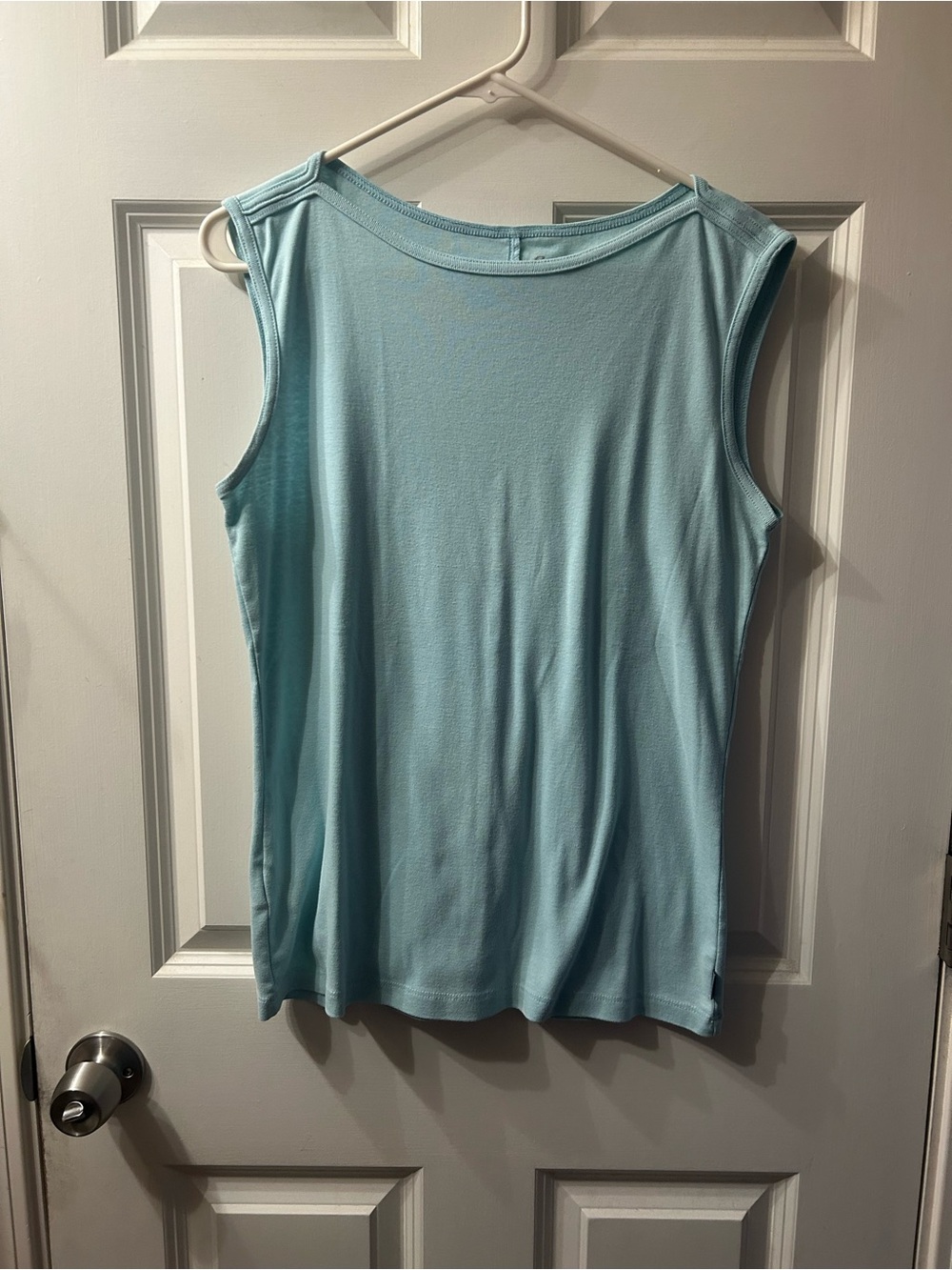 Eddie Bauer bateau light turquoise size large sleeveless top